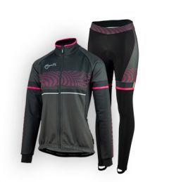 Rogelli Bella Winterjack en Fietsbroek Winterpakket