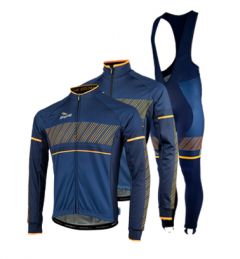 Rogelli Ritmo Fietsjack Fietsbroek en Fietsshirt Lange Mouwen Winterpakket