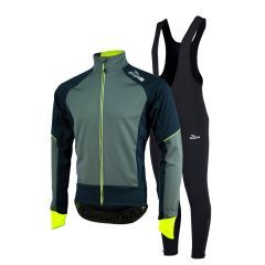 Rogelli Trani 4.0 Fietsjack en Fietsbroek Tavon Winterpakket